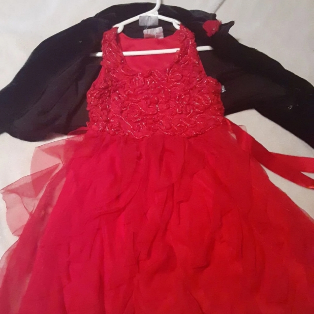 Knit works  holiday dress set size 4